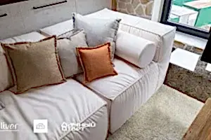 Дачный ответ, Соломенная мансарда, Диваны Gliver, Белый диван Фри 